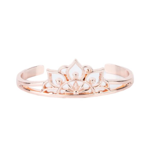 Mandala Mindfulness - Rose Gold Bracelet - Picture 1 of 2
